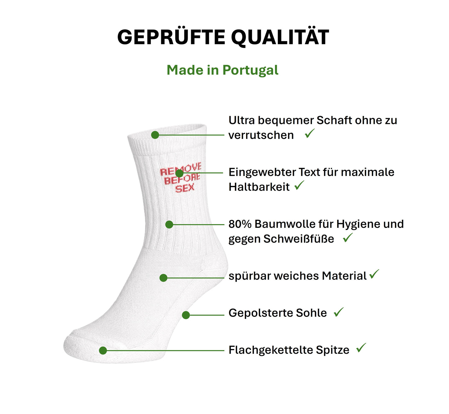 Socken (2er-Pack) - Premiumqualität aus Portugal